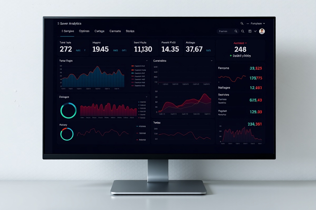 ServerScout analytics dashboard met real-time pinggrafieken en spelerstatistieken
